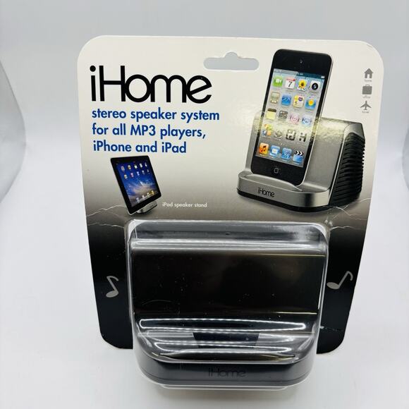 NEW iHome iHM16 Stereo Speaker System Dock for iPhone, iPad, MP3 Players, Phones - Picture 10 of 10